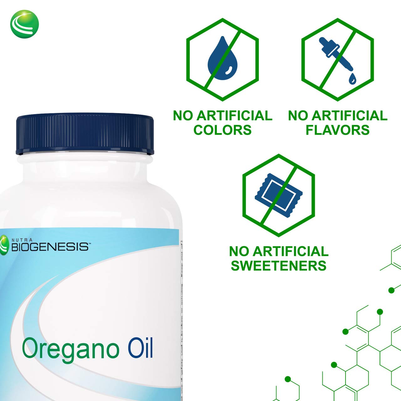 Nutra Biogenesis Oregano Oil Softgels – 70% Carvacrol, Natural Oregano Extract for Wellness Support (120 Softgels)