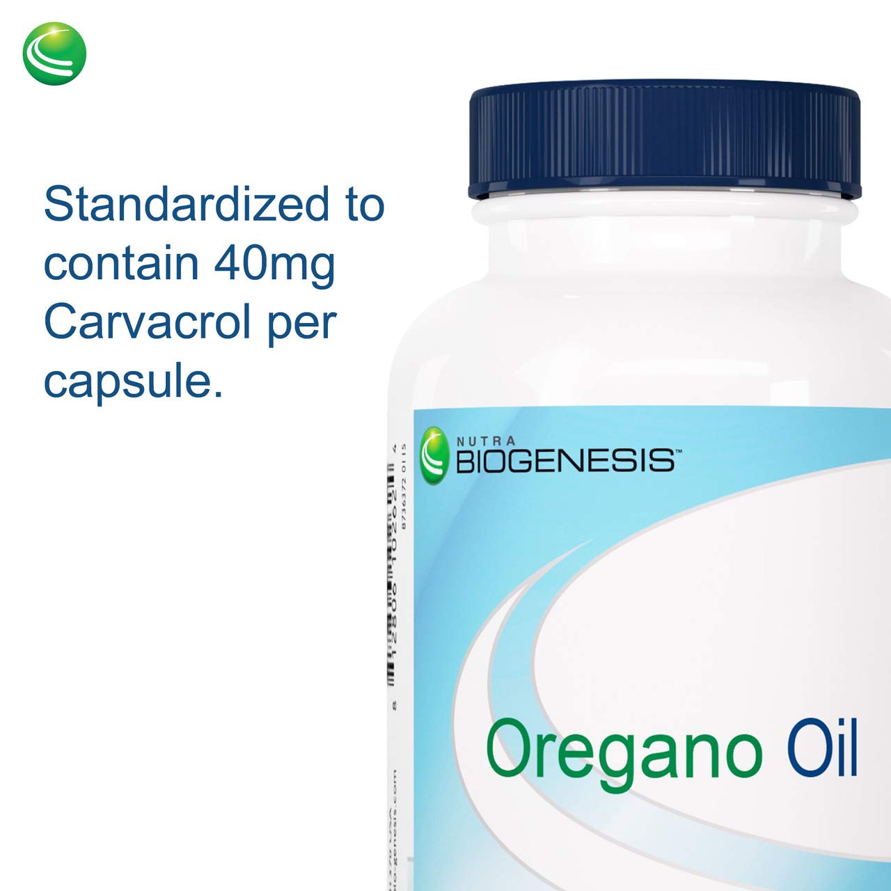 Nutra Biogenesis Oregano Oil Softgels – 70% Carvacrol, Natural Oregano Extract for Wellness Support (120 Softgels)