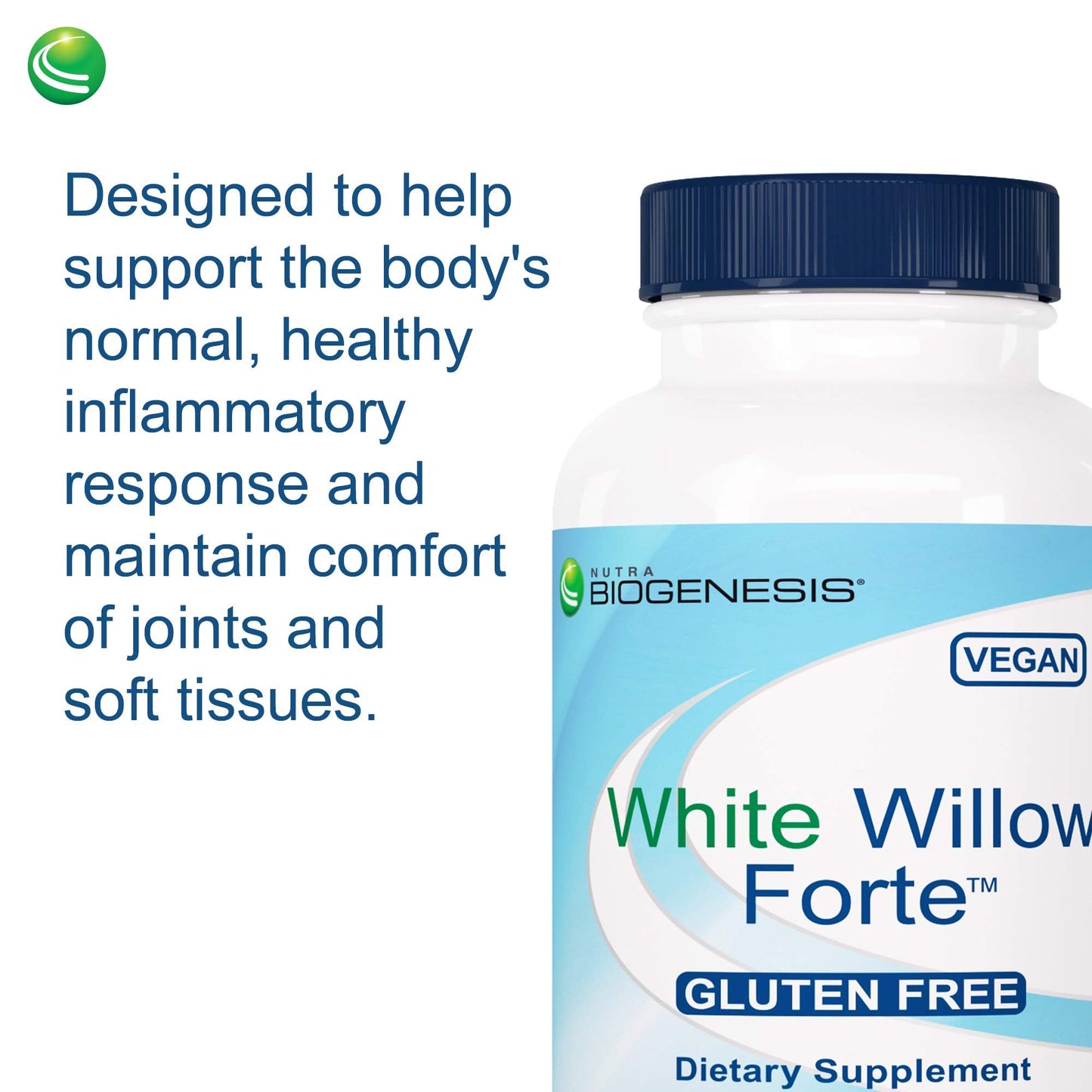 Nutra Biogenesis White Willow Forte – Digestive Support Capsules
