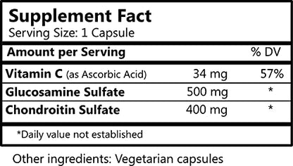 Nutra-Flex Glucosamine Chondroitin Blend + Vitamin C | Daily Manufacturing