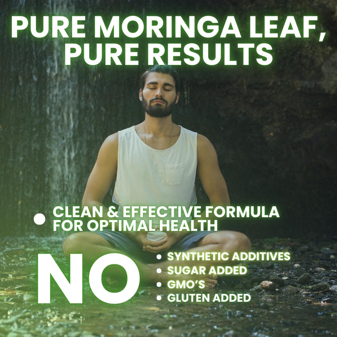 Nutra Guru Moringa Capsules – 90 Pure Moringa for Immune Support