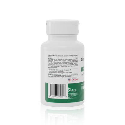 Nutra Nutrition Ginkgo Biloba 80 mg – Cognitive Support & Memory