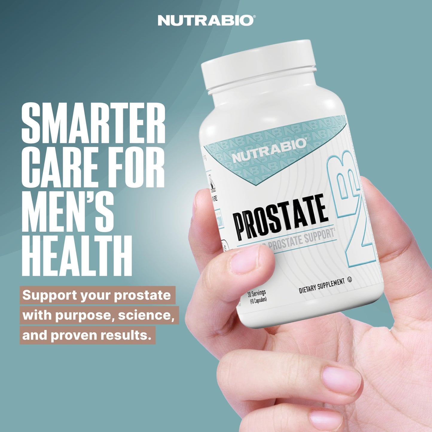 NutraBio Prostate - Advanced Prostate Support | Inflammation & Antioxidant Defense (90 Capsules)