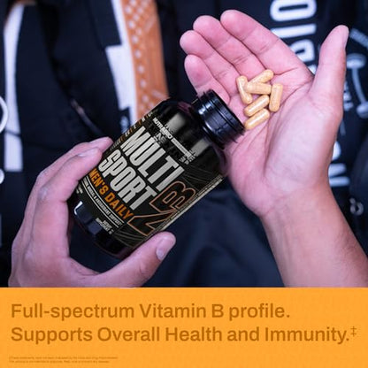 NutraBio Multisport for Men – Men's Multivitamin with 33 Vitamins & Minerals