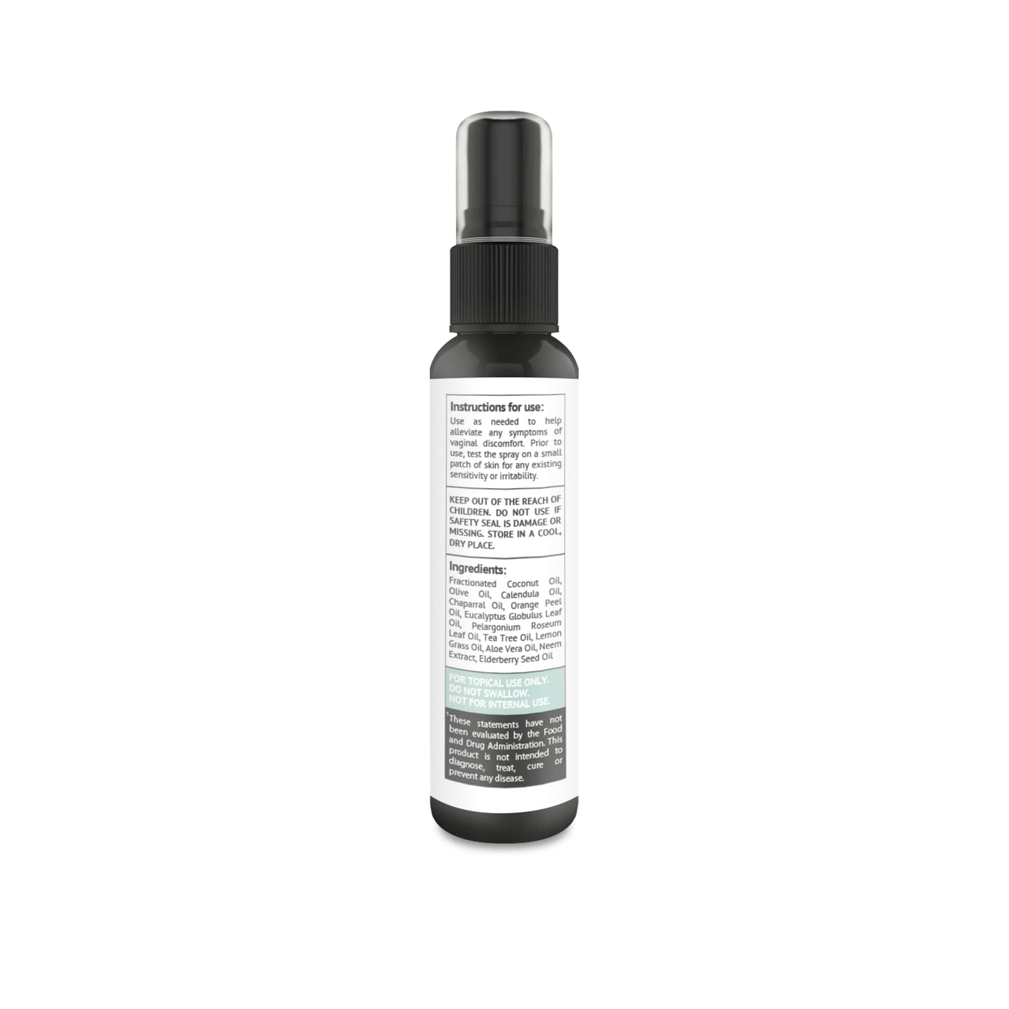 NutraBlast Intimist Feminine Essential Oils Spray (2 fl oz) – All Natural Intimate Deodorant for Women