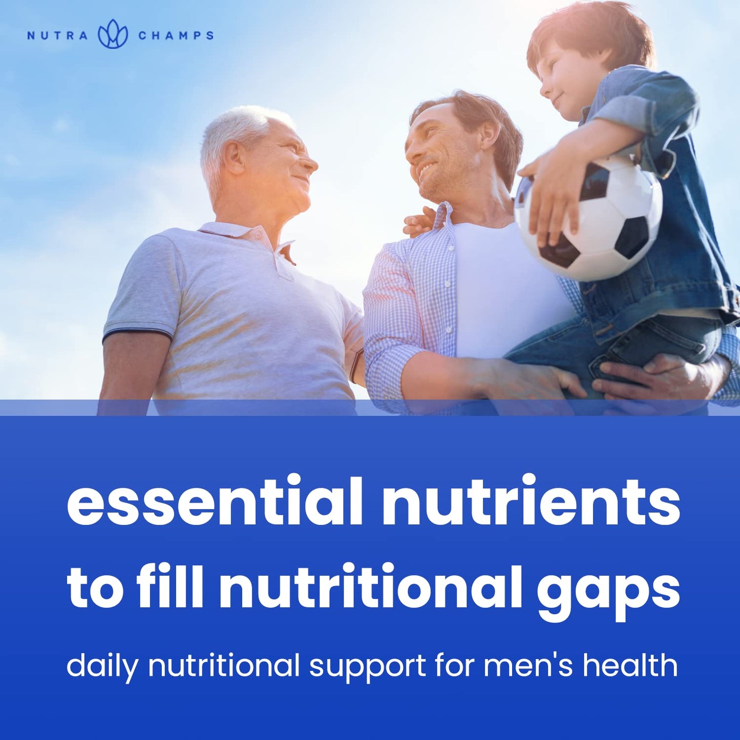 NutraChamps Men’s Multivitamin Gummies – 240 Count, 2-Pack | Daily Vitamin Gummy for Men