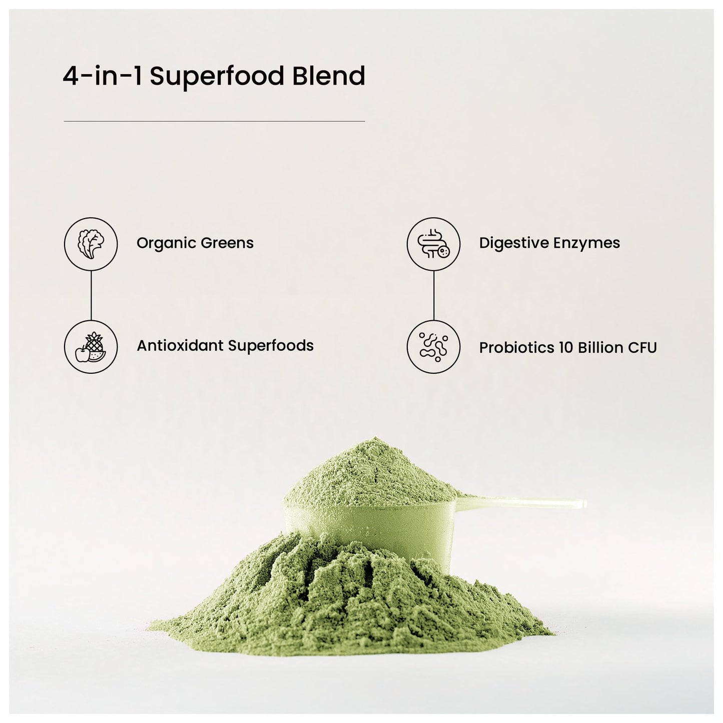 NutraChamps Super Greens Powder Premium Superfood | 20+ Organic Greens & Probiotic Blends | Watermelon