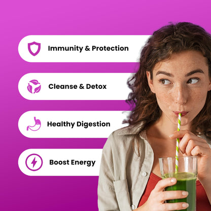 NutraChamps Super Greens Powder – Premium Organic Green Superfood