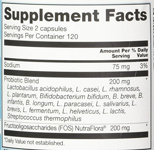 Vitacost Probiotic 15-35 Billion 240 Capsules | 15 Strains, 35B CFU