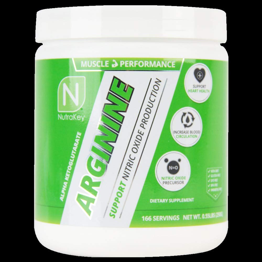 NutraKey Arginine Powder 250 g by Nutrakey | L-Arginine Supplement