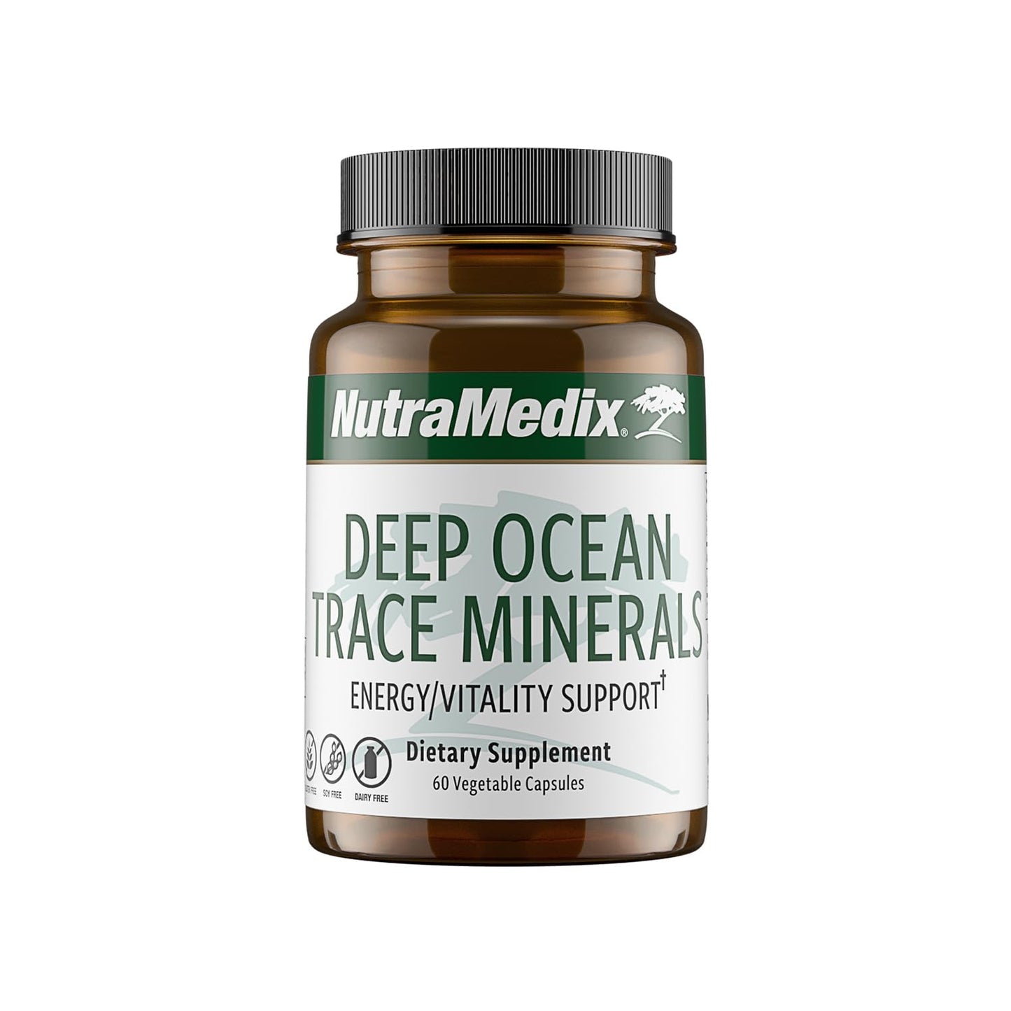 NutraMedix Deep Ocean Trace Minerals 1,000mg – Electrolyte Support & Essential Minerals (60 Capsules)