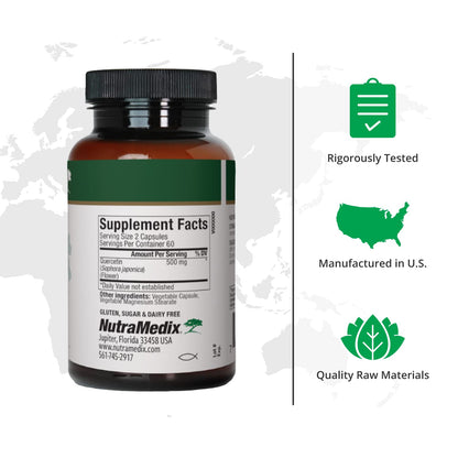 NutraMedix Quercetin 500mg Capsules – Immune Support, Antioxidant & Heart Health