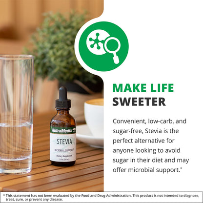NutraMedix Stevia Drops - Bioavailable Liquid Stevia (1 oz / 30 ml)