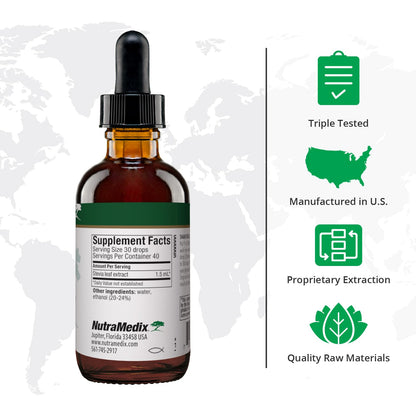 NutraMedix Sweet Leaf Stevia Liquid Drops – Sugar Free Liquid Sweetener, Low Carb (2 oz / 60 ml)
