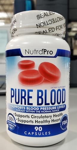 NutraPro Pure Blood Pressure Supplements – Hawthorn, 90 Capsules