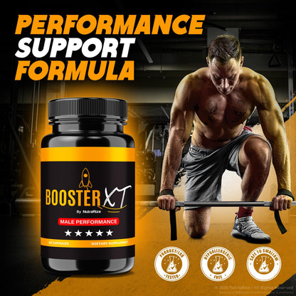 NutraRize Booster XT – Pack of 3 for Men | Energy & Peak Performance | 180 Capsules