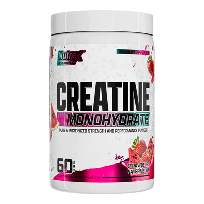Nutrex Research Flavored Creatine Powder – Strawberry Watermelon, 60 Servings | 5g Creatine