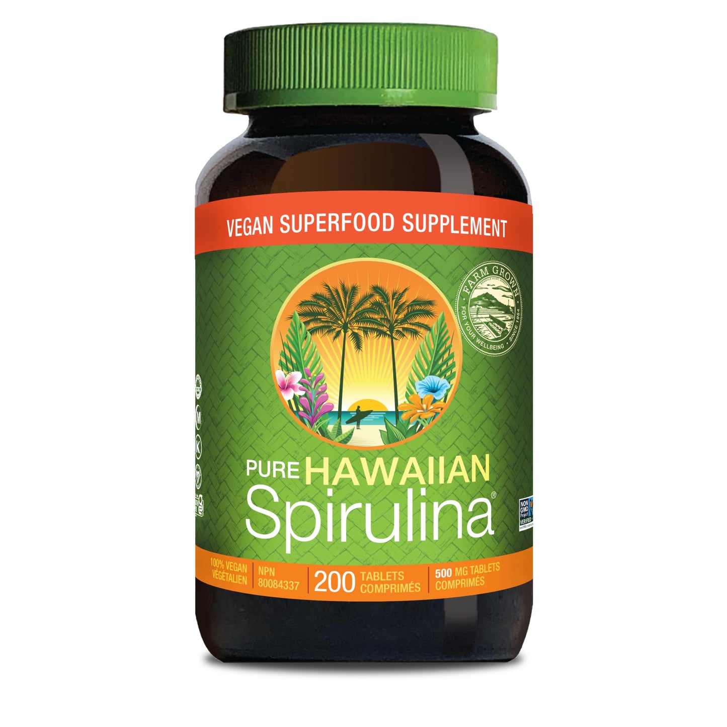 Nutrex Hawaii Pure Hawaiian Spirulina 500 mg – Vegan, Immune & Heart Support