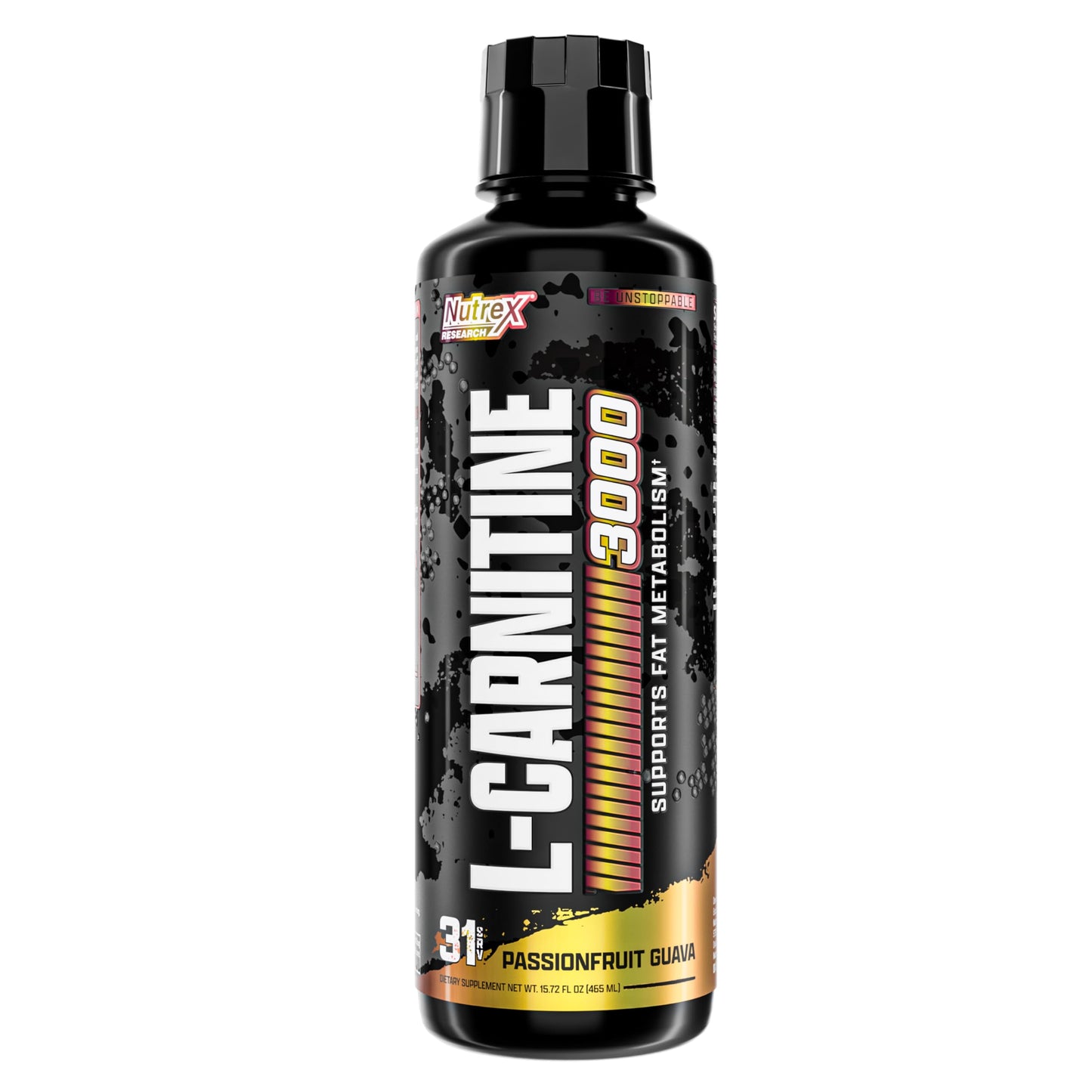 Nutrex Research Liquid Carnitine 3000 – Passionfruit Guava | Premium Liquid L-Carnitine, Stimulant Free