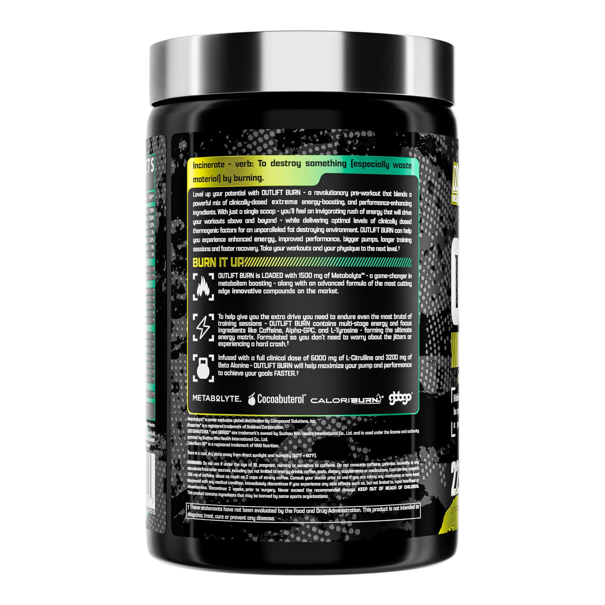 Nutrex Outlift Burn Pre-Workout Maui Twist – 22 Servings | Metabolyte, L-Citrulline & Caffeine BritishVita | Premium UK Vitamins & Wellness Supplements