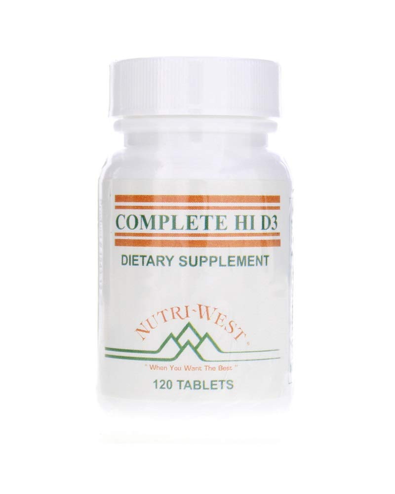 Nutri-West Hi D-3 120 Tablets | Vitamin D3 5000 IU