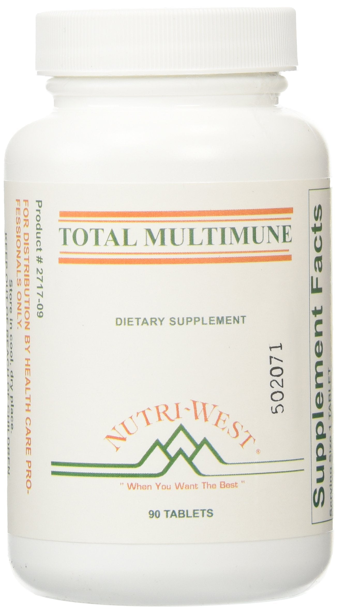 Nutri-West TOTAL MULTIMUNE 90 Tablets | Immune Support Multivitamin