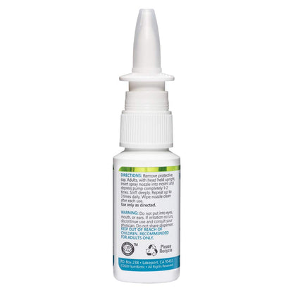 NutriBiotic Nasal Spray Plus 1 Fl Oz – Drug-Free Nasal Lubricant with GSE, Xylitol & Botanicals