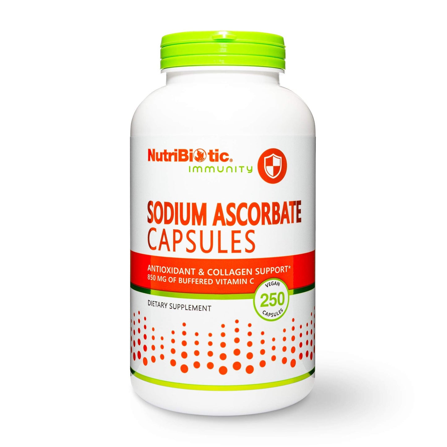 NutriBiotic Sodium Ascorbate Buffered Vitamin C – 250 Ct | Vegan, Easy on Digestion
