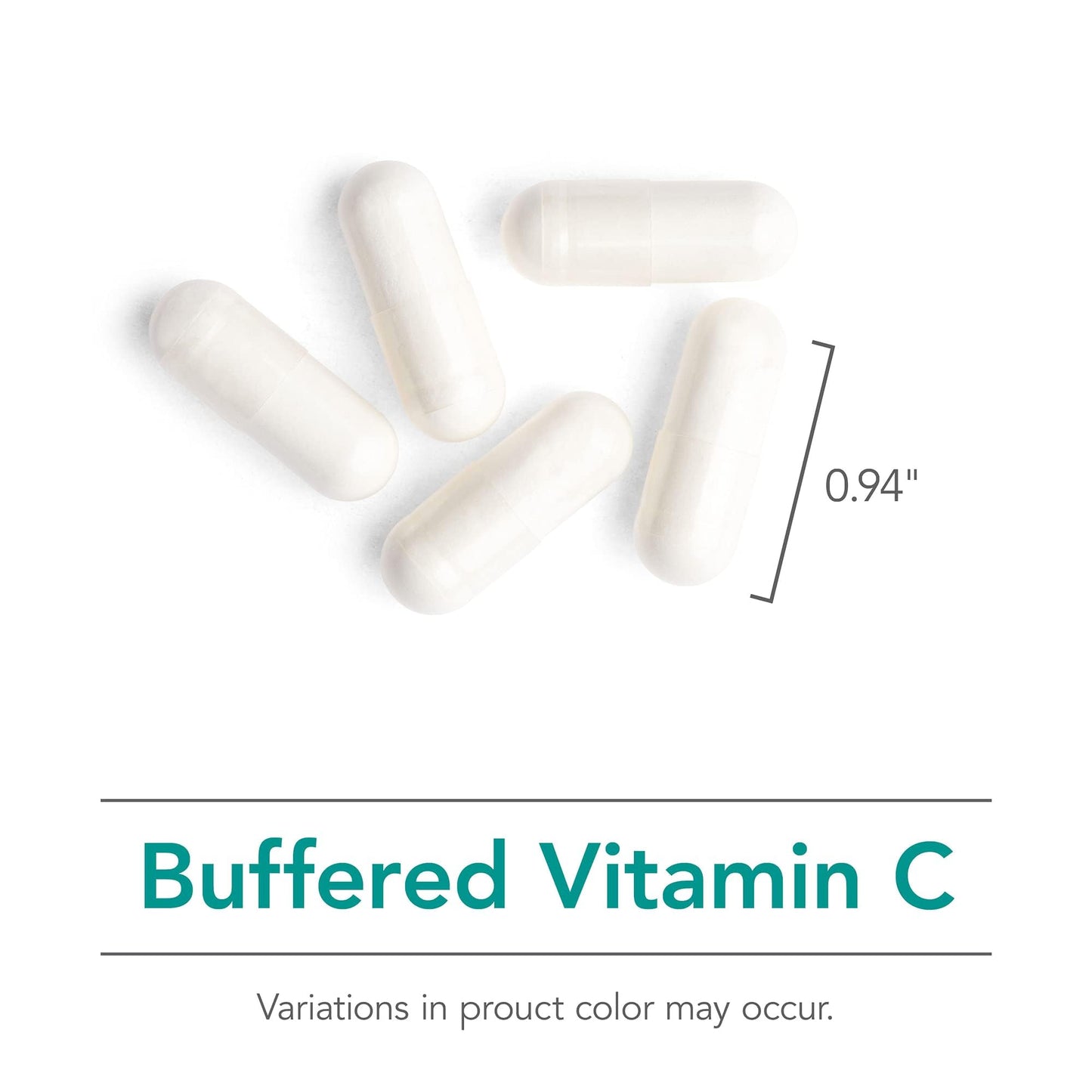 Nutricology Buffered Vitamin C - Antioxidant with Calcium & Magnesium | 120 Capsules