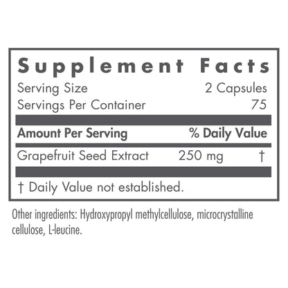 Nutricology Citrus Seed Extract Supplement – Grapefruit Seed Extract, Vegetarian Capsules, 150 Count