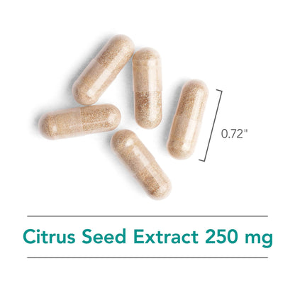 Nutricology Citrus Seed Extract Supplement - Grapefruit Seed Extract 500mg, 120 Vegetarian Capsules