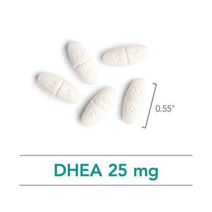 Nutricology DHEA 25mg - Micronized Lipid Matrix, Soy-Free, 60 Count