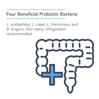 Nutricology Gastro Flora Probiotic - Digestive & Gut Health for Men & Women - 90 Count