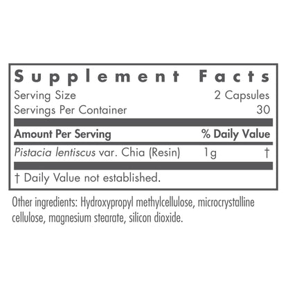Nutricology Mastic Gum Dietary Supplement - Authentic Chios Mastic, GI Health, Hypoallergenic, Gluten Free - 60 Count