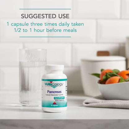 Nutricology Pancreas Lamb Supplement – Pancreatic Enzymes 425mg