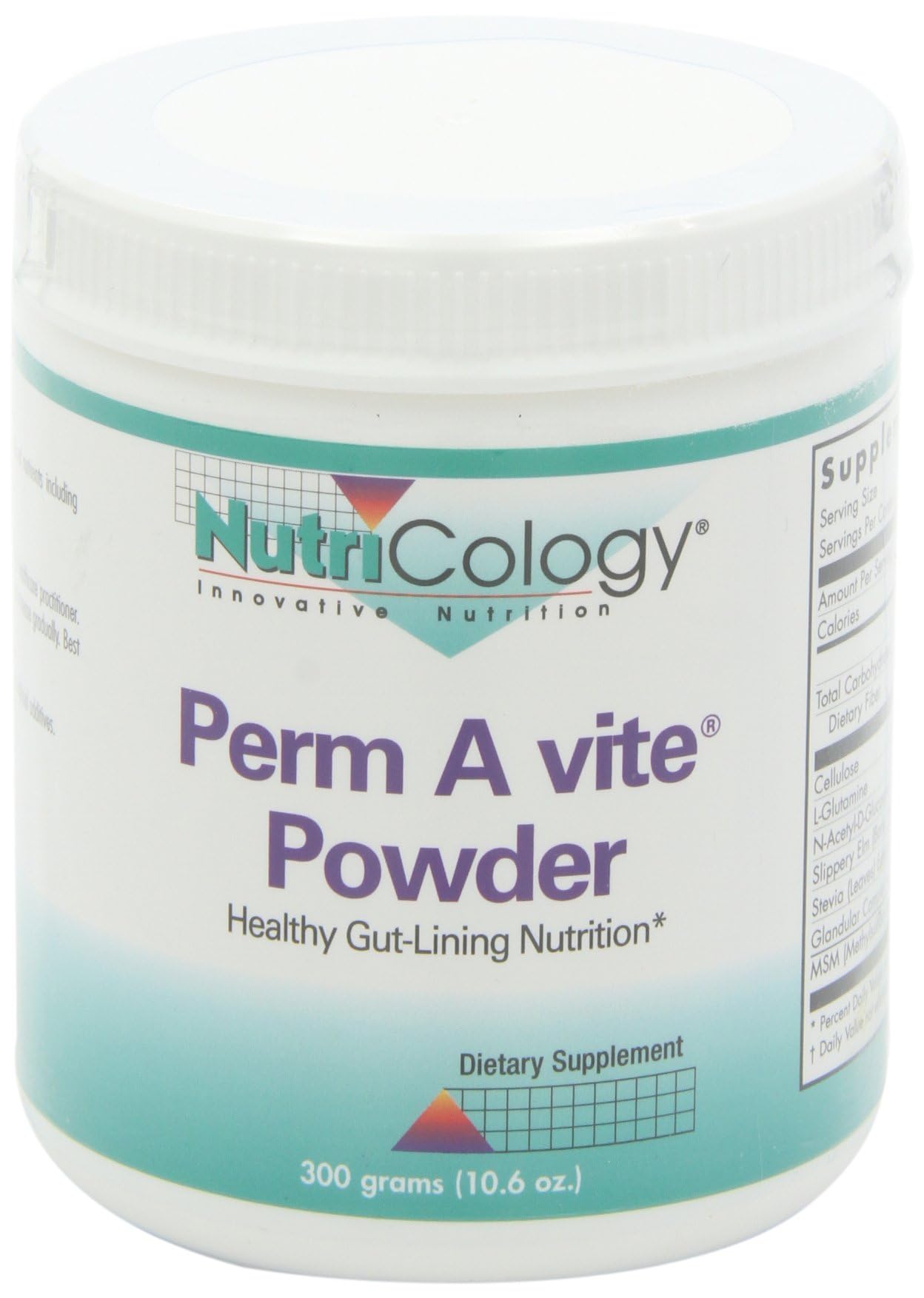 Nutricology Perm A Vite Powder – Gut Health, L-Glutamine & Slippery Elm (8.4 oz)