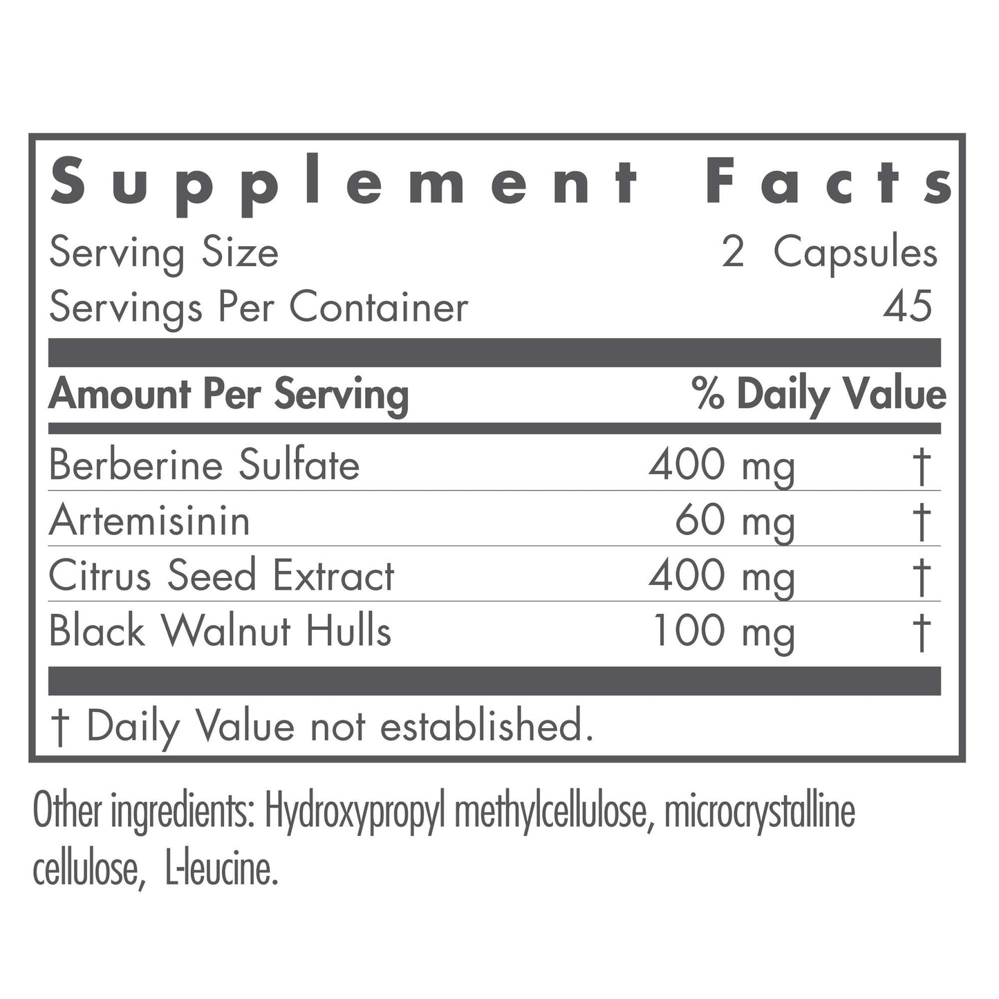 Nutricology TriBiotics - GI Balancers & Gut Health - Berberine, Citrus Seed, Black Walnut - 90 Count