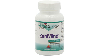 Nutricology ZenMind - Calmness Support with GABA & L-Theanine - 60 Veg Caps
