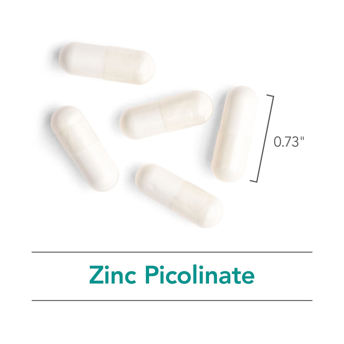 Nutricology Zinc Picolinate Supplement - Hypoallergenic, 25 mg Zinc, 60 Veg Capsules