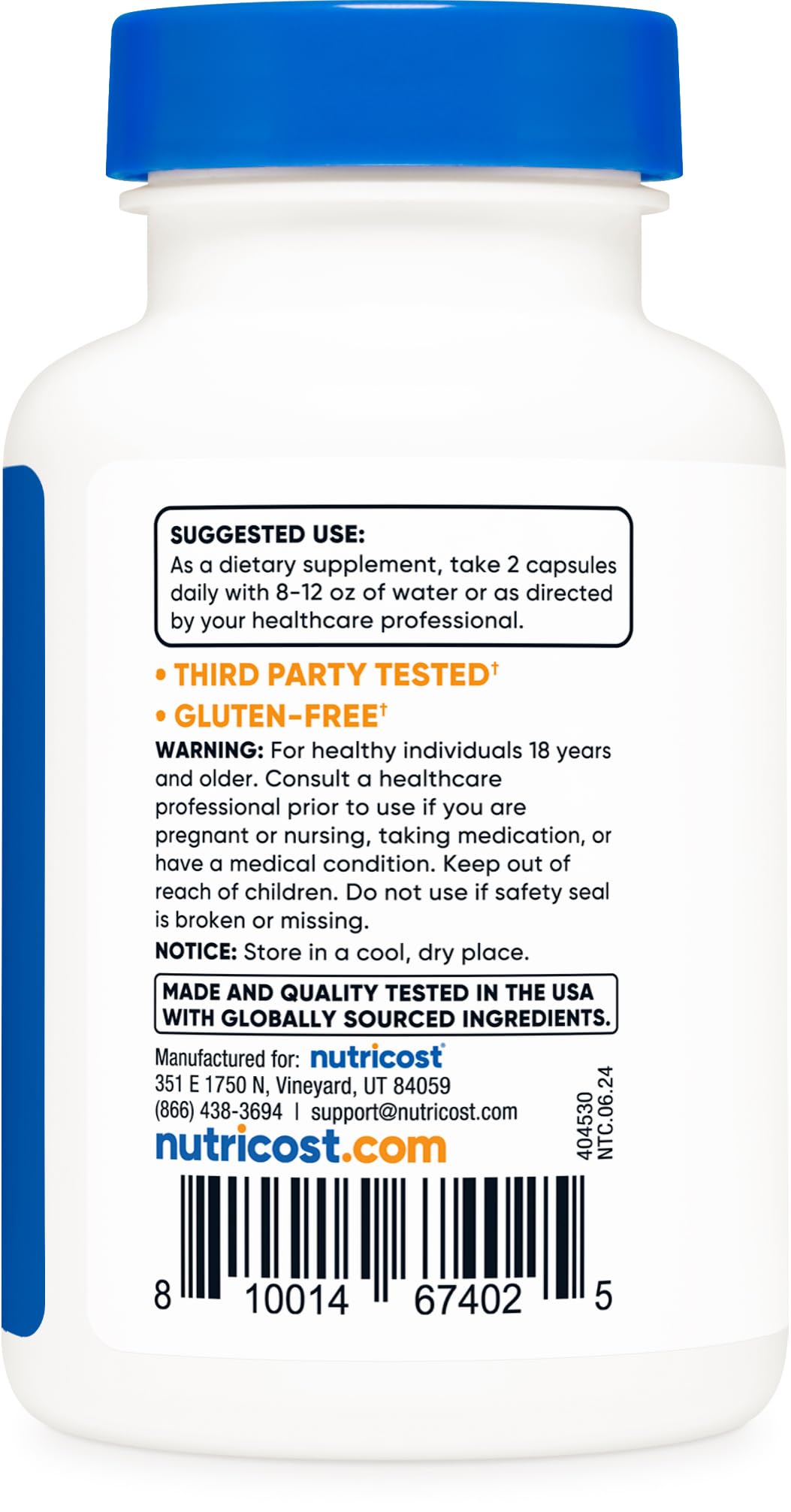Nutricost Artemisinin 200mg – 120 Capsules (60 Servings) | Non-GMO, Gluten Free