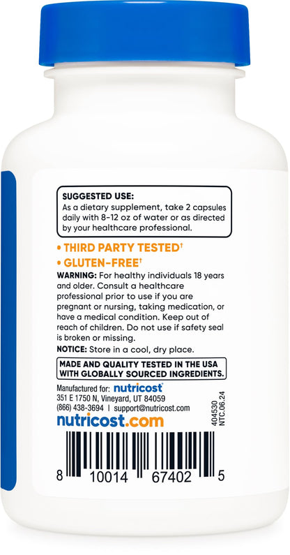 Nutricost Artemisinin 200mg – 120 Capsules (60 Servings) | Non-GMO, Gluten Free