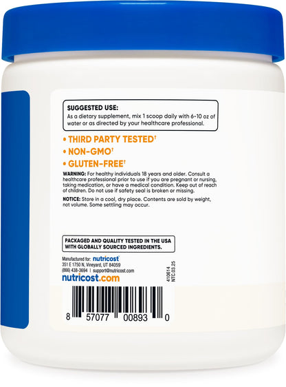 Nutricost Bilberry Powder 250g - 4:1 Bilberry Extract, Gluten Free, Non-GMO