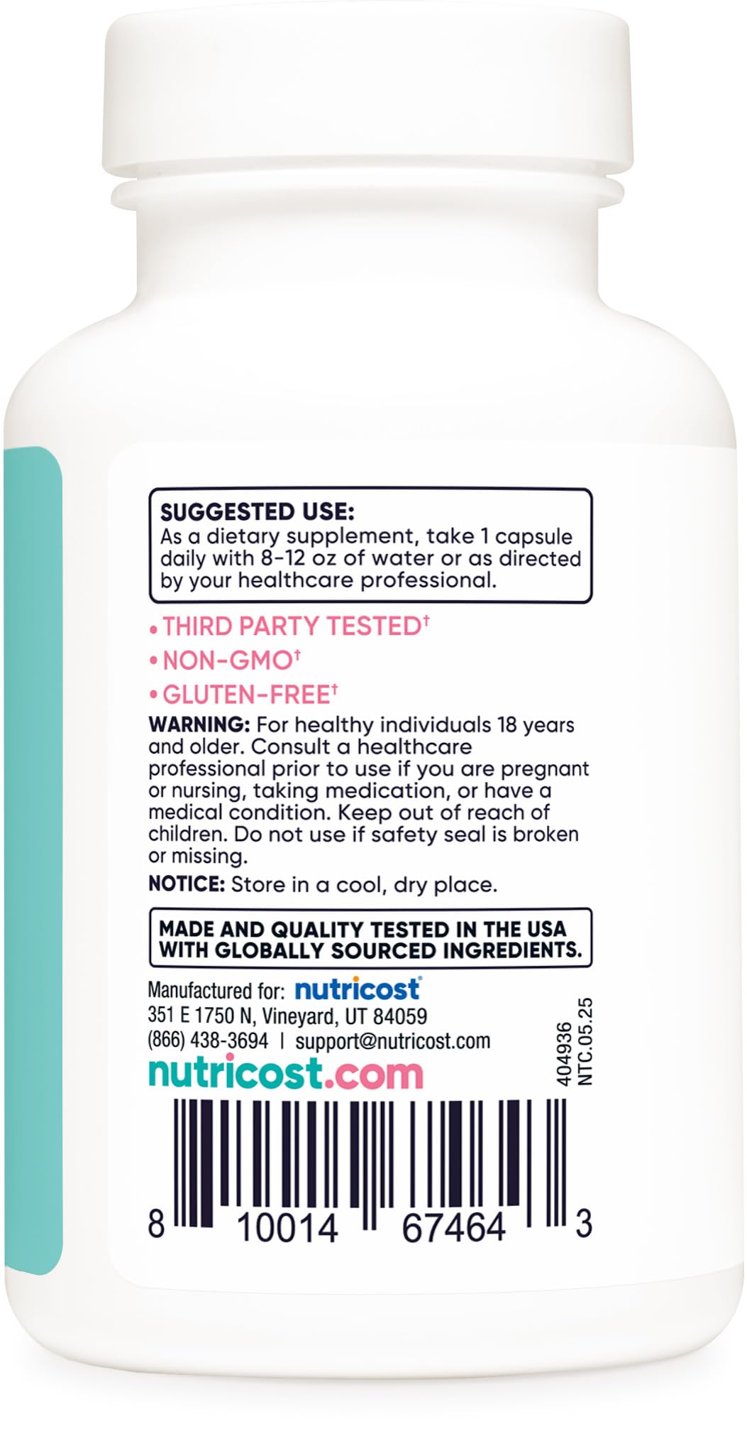 Nutricost Biotin for Women 10,000mcg – 120 Capsules with Folate & Collagen