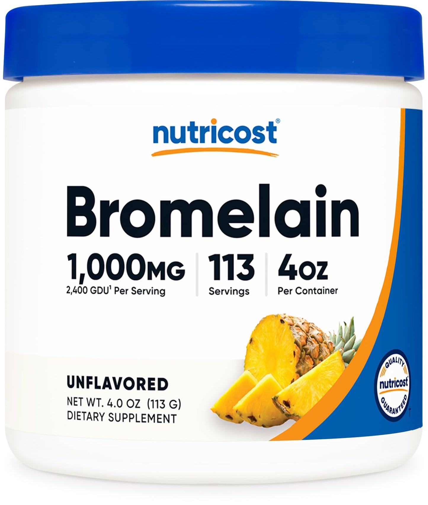 Nutricost Bromelain Powder 4 oz – Non-GMO, Vegetarian, Gluten Free | 1,000mg per Serving