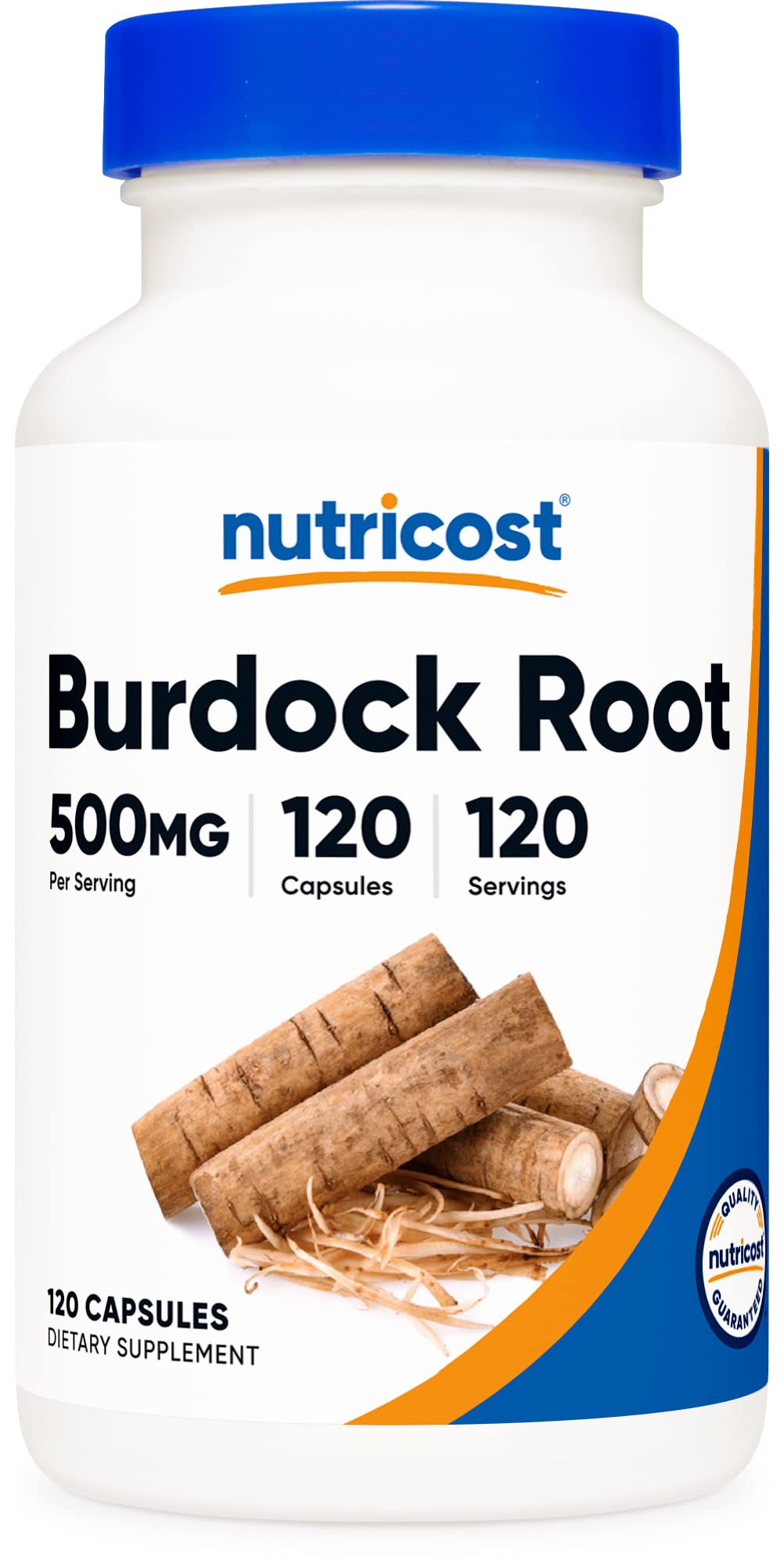 Nutricost Burdock Root 500mg - 120 Capsules | Gluten Free, Non-GMO