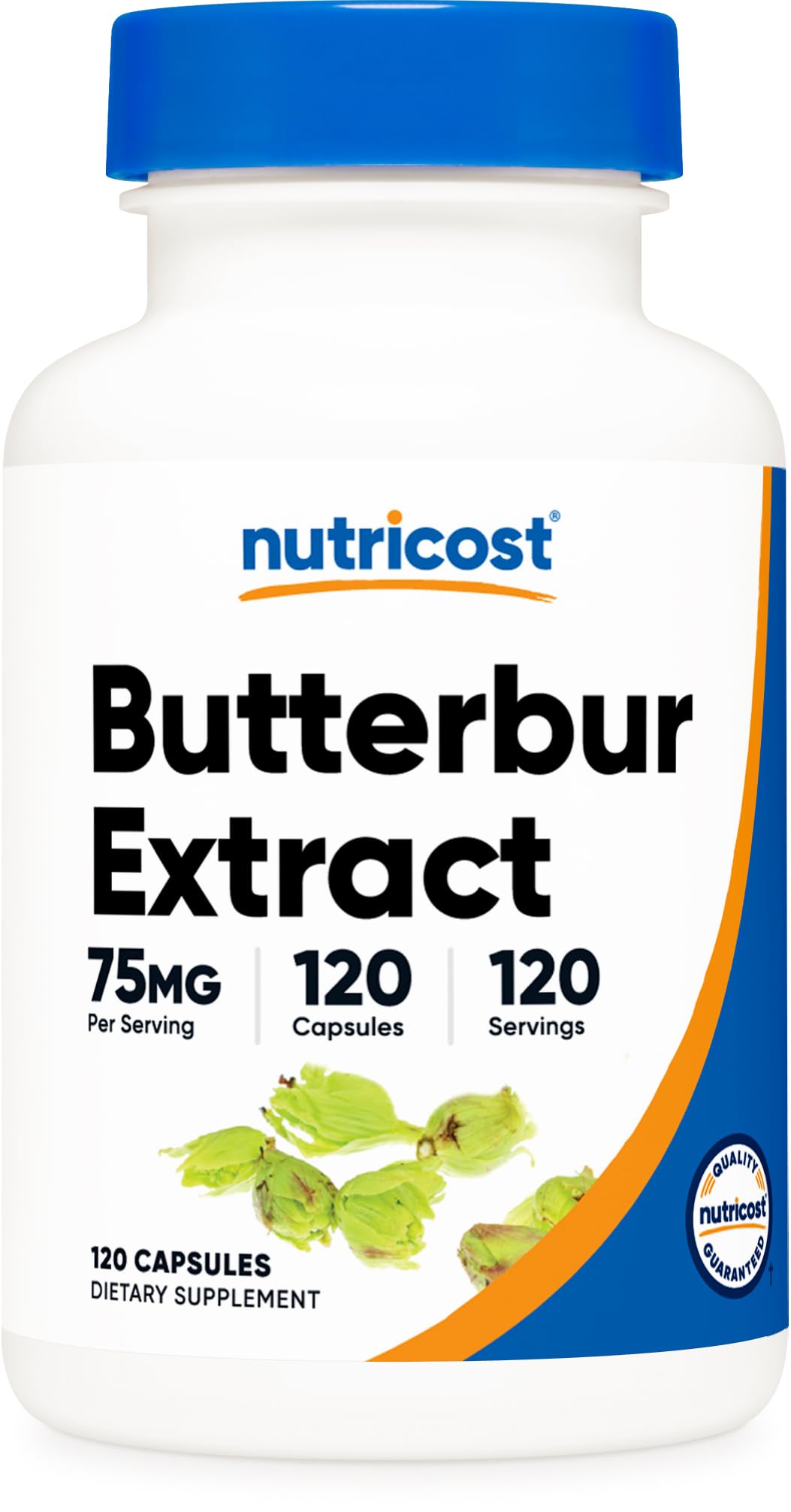 Nutricost Butterbur Extract Capsules 75 mg – 120 Count, Gluten Free, Non-GMO, Vegetarian