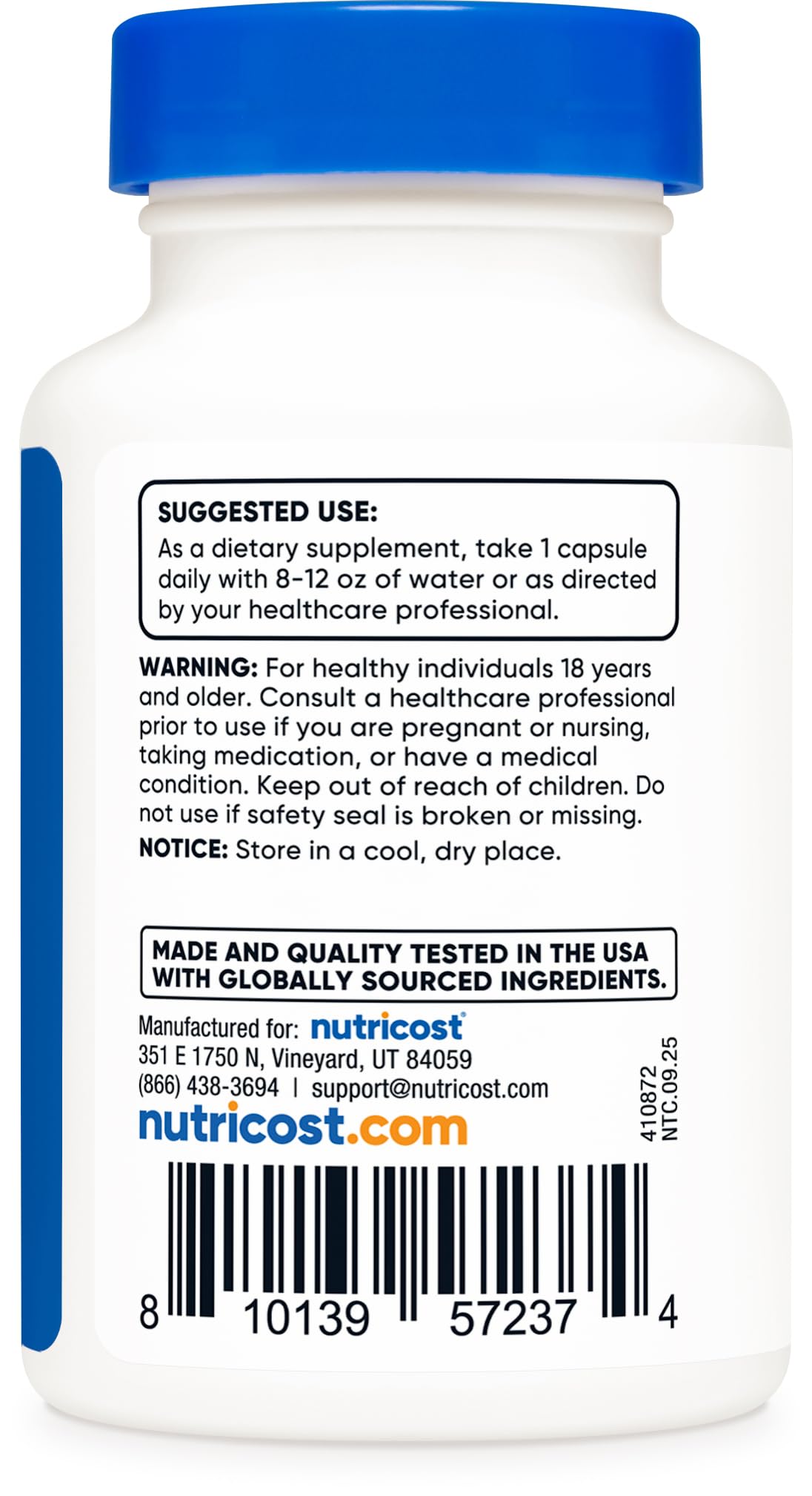 Nutricost Dihydroberberine Capsules 100mg - 60 Capsules | More Bioavailable Berberine Metabolite