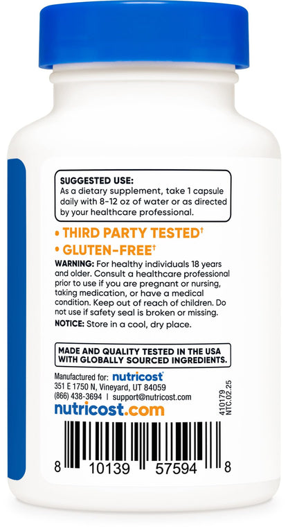 Nutricost Corn Silk (150mg) 90 Capsules - Corn Silk Extract, Vegan, Gluten-Free, GMO-Free