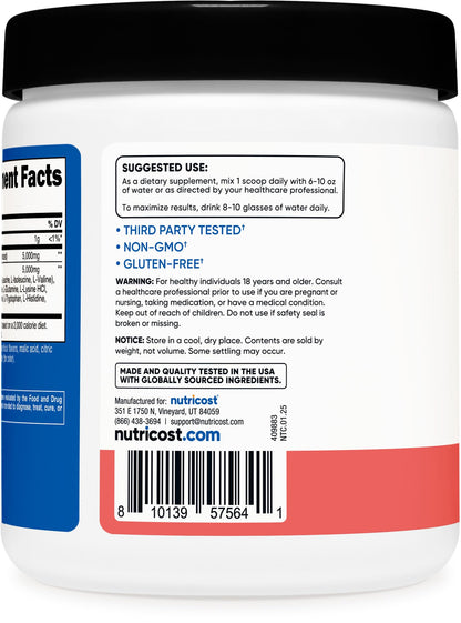 Nutricost Creatine + Aminos 30 Servings - Watermelon Flavor