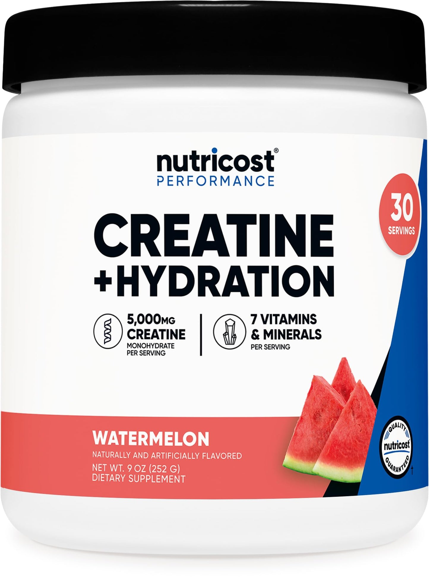 Nutricost Creatine Monohydrate & Hydration Watermelon 30 Servings